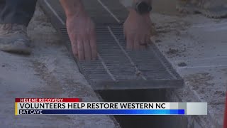 Volunteers help rebuild in western NC