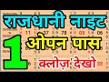 RAJDHANI NIGHT MATKA TRICK 15-06-2026 | BY NG SATTA @NGSATTA