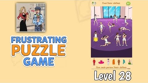 Frustrating Puzzle Game Levels 28 walkthrough solution