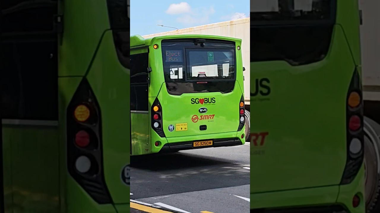 SG3250M SMRT's GBDEP BYD BC12A04 on test run at Clementi 