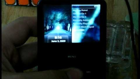 iPod The Blue Line Theme Hack