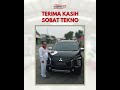 Terima kasih Sobat Tekno atas kepercayaannya kepada Bengkel Tekno Body & Paint.