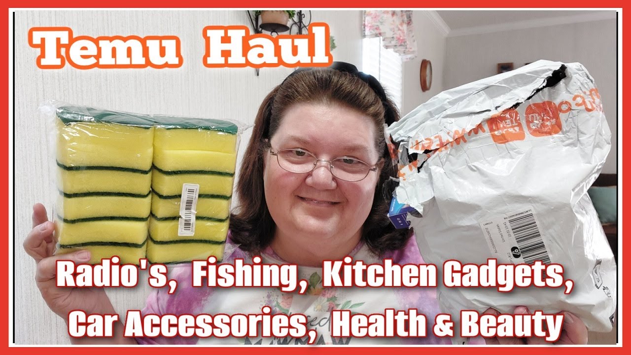 Temu Haul, Radio's, Fishing, Kitchen Gadgets, Car Accessories, Health &  Beauty