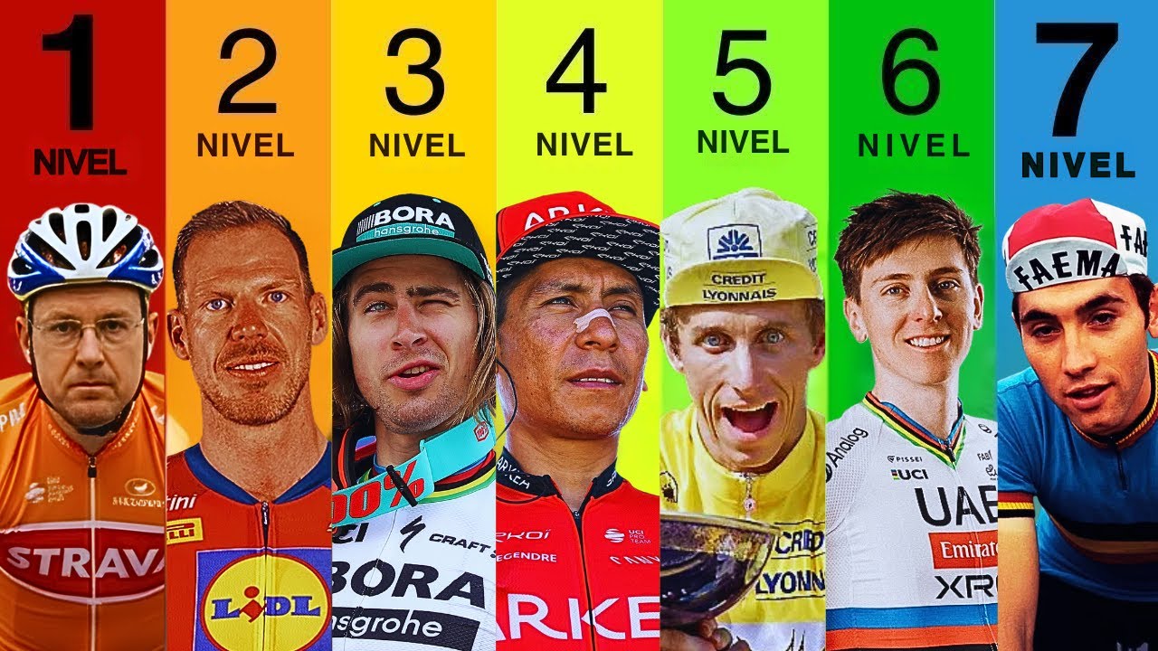 Los 7 Niveles del Ciclista Explicados