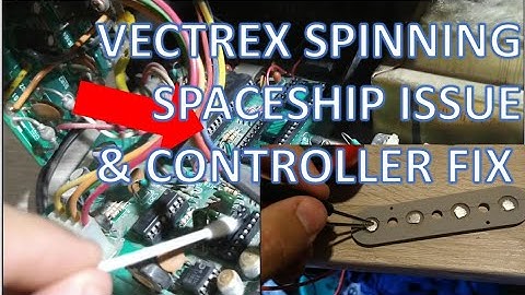VECTREX SPINNING SPACESHIP ISSUE & CONTROLLER FIX