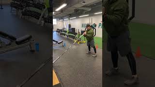 2-Arm Landmine Push Press