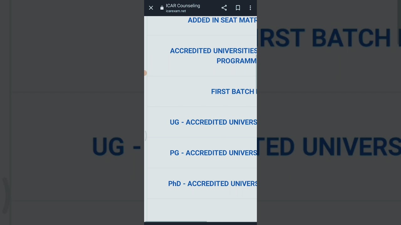 Find Contact Numbers Of your Allotted University in ICAR 🔥🔥| 