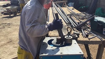 Máy uốn thép xây dựng D25 Hàn Quốc - Bàn giao tại Phú Quốc