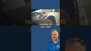 KABLAMMO! Car Smashes Into Stopped School Bus Then Flees The Scene In Mississippi #schoolbustalk