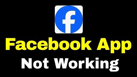 Fix Facebook App Not Working Problem Solved | How To Facebook App Not Opening Problem Solution