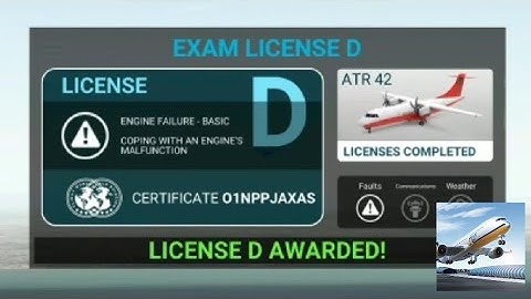 Airline Commander | ATR 42-600 - License D: Engine Failure - Basic #shorts