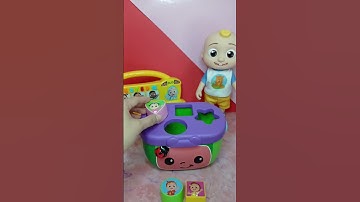 Unique Sorting CoComelon Shape Sorter Basket