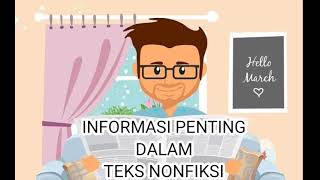 Informasi Penting dalam Teks Nonfiksi (Materi Bahasa Indonesia Kelas V Tema 8 Sub Tema 3)