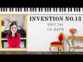 Bach Invention No.13 in A minor BWV 784