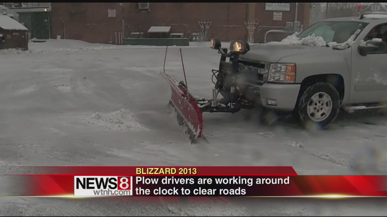Snow plows working hard to keep roads safe - YouTube