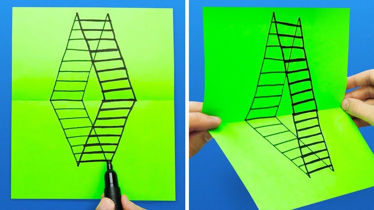 5 Minute Crafts Drawing Ideas - Creative Art