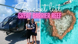 What is the Journey to Heart Reef helicopter tour like? — featuring Shaun and Victoria