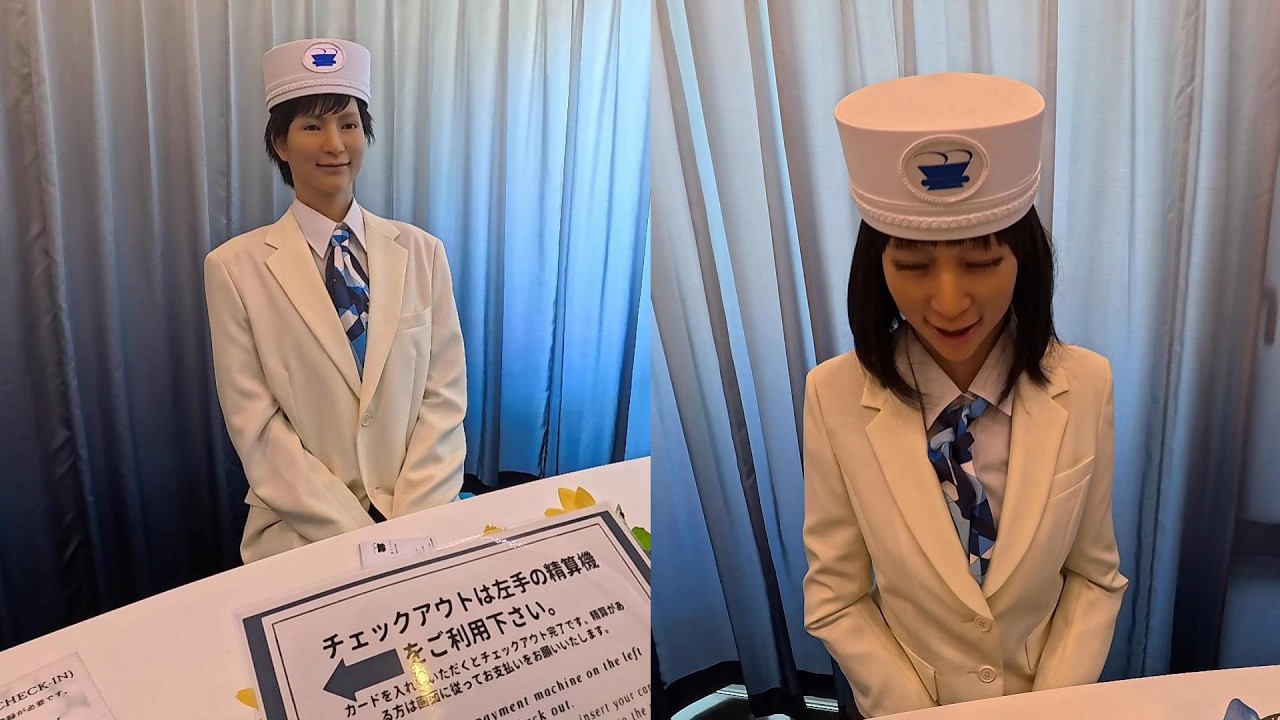 I stayed at the world's first and strangest robot hotel in Tokyo. - YouTube