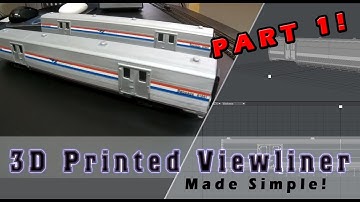 3D Printed Viewliner II Baggage Car Part 1