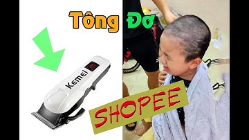 Review Tông Đơ Cắt Tóc Kemei 809a mua Shopee Và cái kết ĐẮNG NGẮT