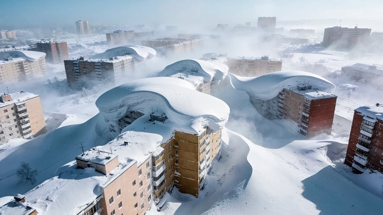 Winter-Alpträume auf Video festgehalten