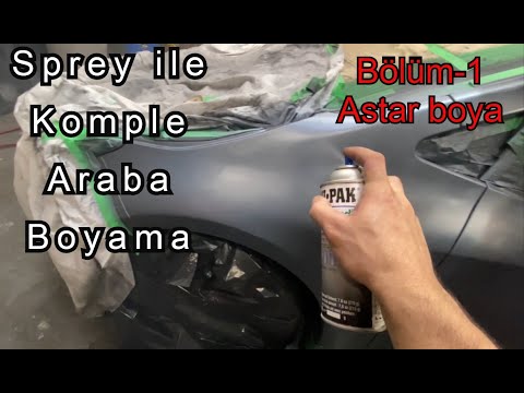 Video: Pasın üzerine astar boya püskürtebilir miyim?