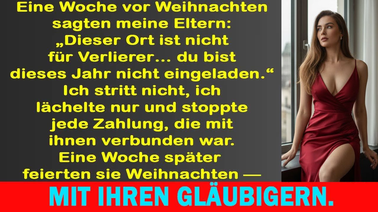 „Nur Familie darf kommen“, sagten sie zu mir – also feierte ich mein eigenes Weihnachten allein