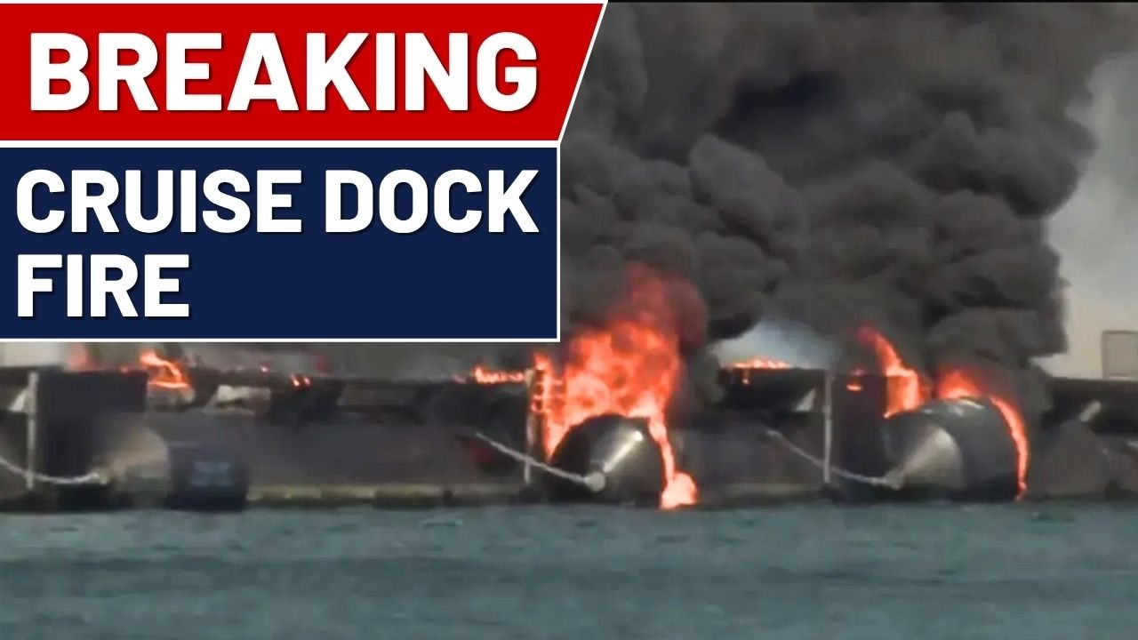 Cruise ship dock caught fire in Alaska. See the dramatic video.