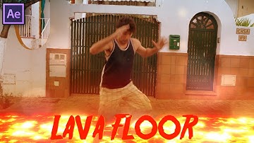 THE FLOOR IS LAVA! Tutorial [After Effects] - No Plugins!