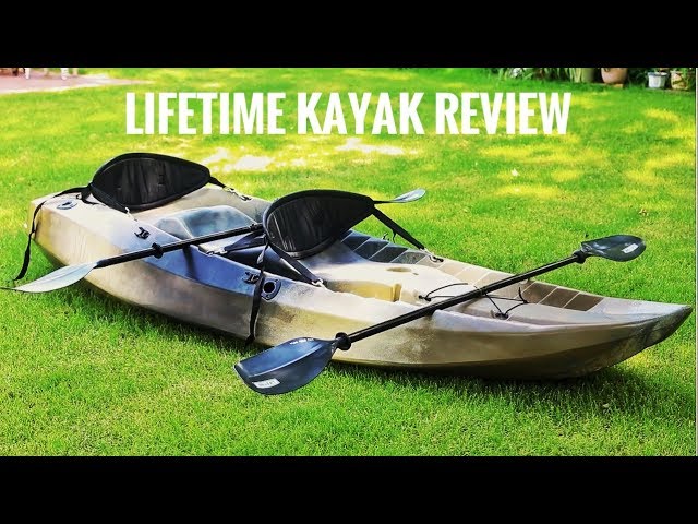 Lifetime 10 Foot, Two Person Tandem Fishing Kayak with Paddles