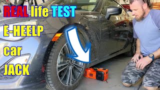 REAL life TEST for eHEELP electric car Jack  Product review