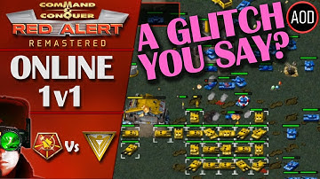 Command and Conquer Remastered: Red Alert - 1v1 Online Multiplayer Ranked Gameplay - Glitch?