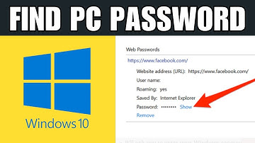 How To Find Pc Password Windows 10 (2025)