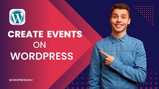 how to add events on wordpress website