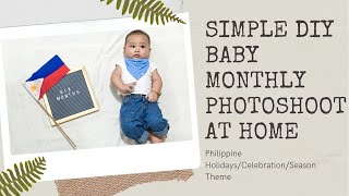 DIY BABY MONTHLY PHOTOSHOOT AT HOME + SIMPLE EDITING USING ADOBE LIGHTROOM | 6 MONTHS OLD screenshot 5