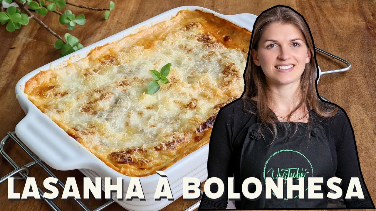 LASANHA caseira,  SEM GLÚTEN e Vegana | Recheio de Carne Moída