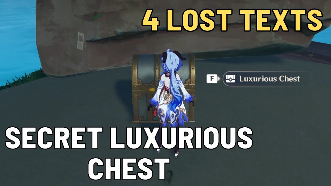 The most secret chest in Inazuma (4 Lost Text Locations) | Genshin Impact