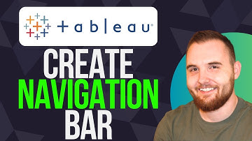 How to Create a Navigation Bar Menu in Tablue Using Buttons and Containers