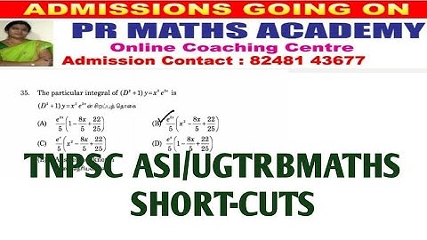 SHORT-CUTS 50/TNPSC ASI STATISTICAL SERVICES/BT ASSISTANT/UGTRBMATHS