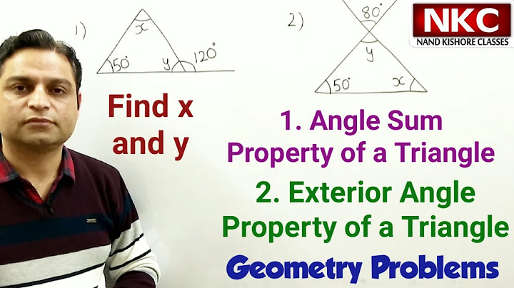 How to find the value of x in a triangle with an exterior angle