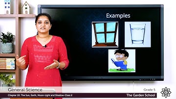 Grade 5 General Science Chapter 10 Class 2 Formation of shadows