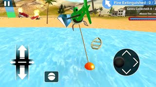 Permainan Mengemudi Helikopter PEMADAM KEBAKARAN -Game Helikopter Penyelamat screenshot 1
