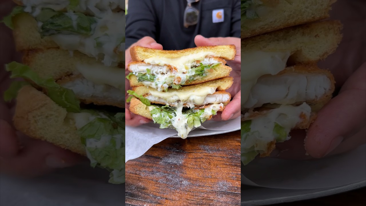 The CRISPY FISH SANDWICH from Harlem Public in NYC needs to be on our DEVOUR-list! ❤️🤤 #DEVOURPOWER