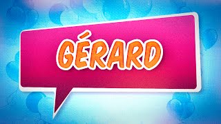 Joyeux Anniversaire Gerard Youtube