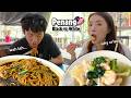 Hokkien Mee vs CRISPY Hor Fun! 😱 Japanese Couple Reacts to Penang’s Best Noodles!🇯🇵🇲🇾