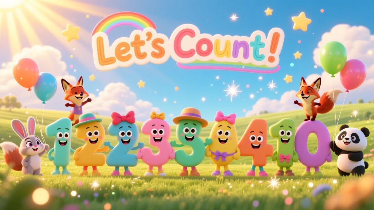 Numbers Kids Rv Studio Numbers | Kids Songs & Nursery Rhymes | Yoshmeka TV - YouTube