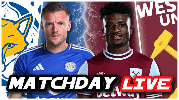 LEICESTER CITY 3-1 WEST HAM | MATCHDAY LIVE | PREMIER LEAGUE