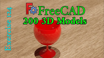 200 3D Models in FreeCAD: Exercise 124