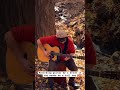 Recording ACOUSTIC guitar in the FOREST 🍁 🍂 #relaxingmusic #acousticguitar #naturelovers #foliage