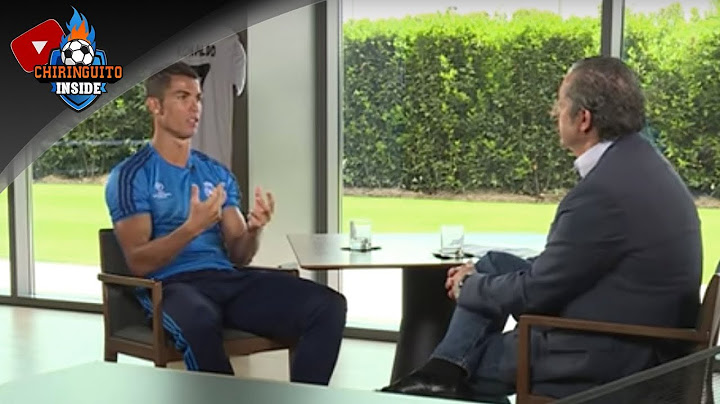 The FULL and EXCLUSIVE INTERVIEW of JOSEP PEDREROL to CRISTIANO RONALDO